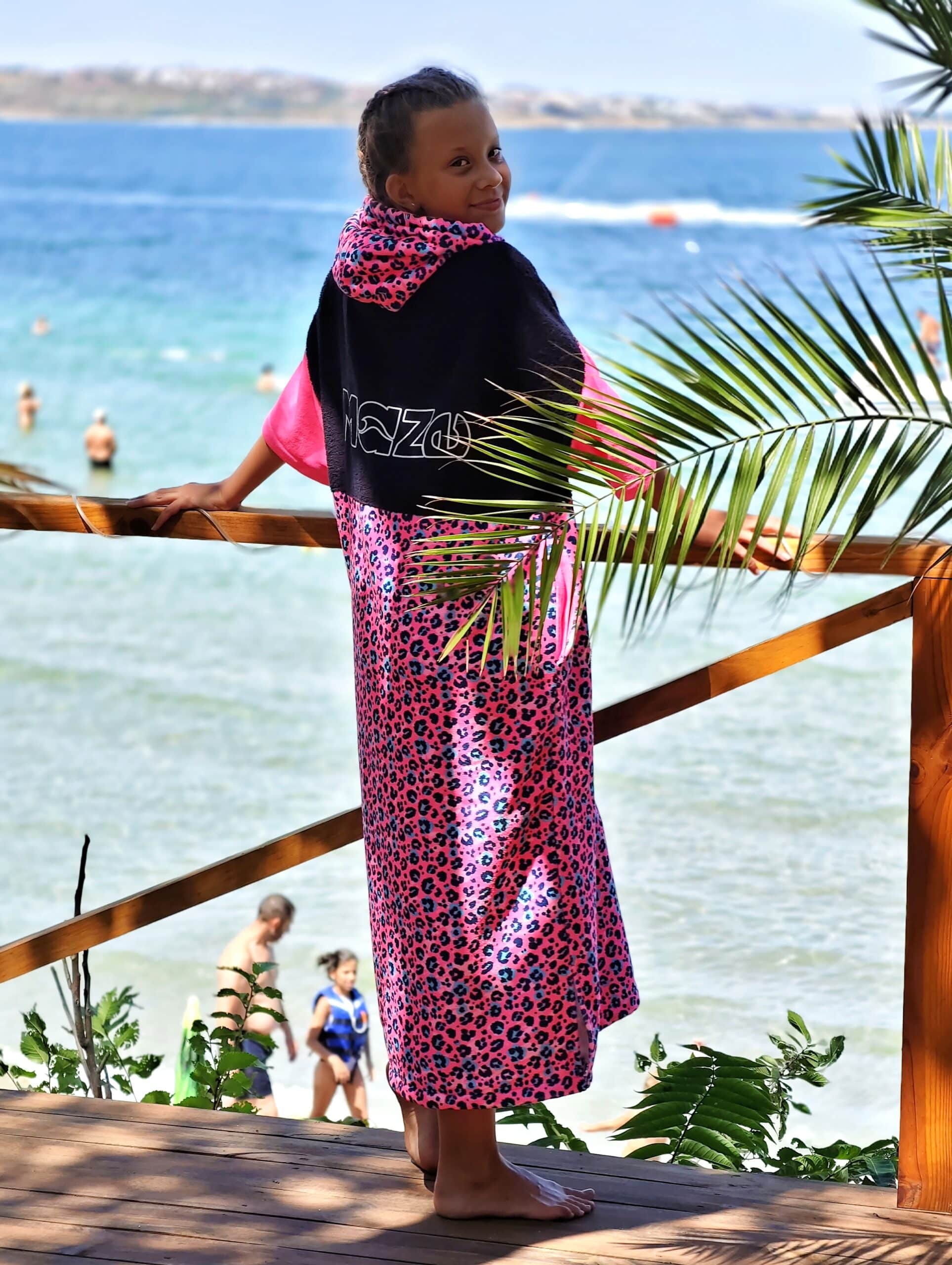 ПОНЧО MAZE LEO PINK